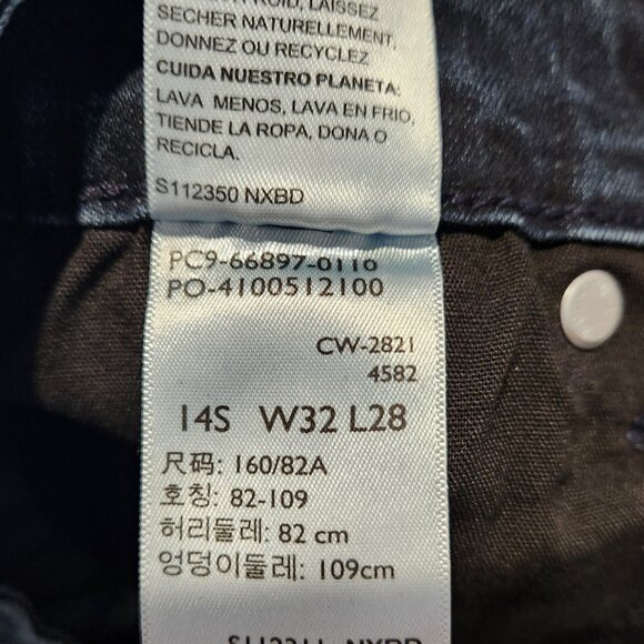 Levis From Denizen Jeans Women's 14S‎ Blue Denim Mid Rise Skinny Leg Zip Fly - Picture 16 of 16